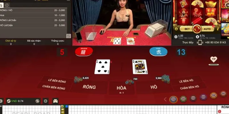 Chiến thuật chơi Rồng Hổ giúp thắng lớn