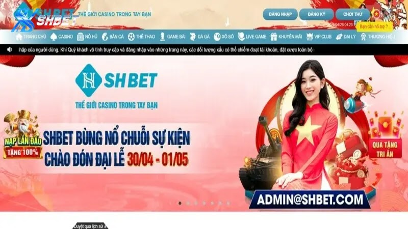 Truy cập vào SHBET