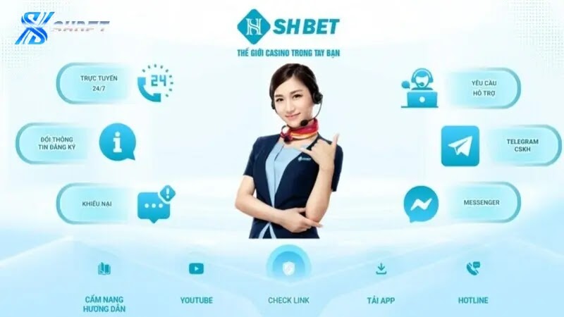 Liên hệ khi cần hỗ trợ trong quá trình rút tiền SHBET