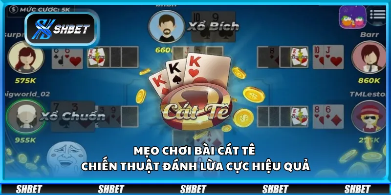 Mẹo chơi Bài Cát Tê – Chiến thuật đánh lừa cực hiệu quả