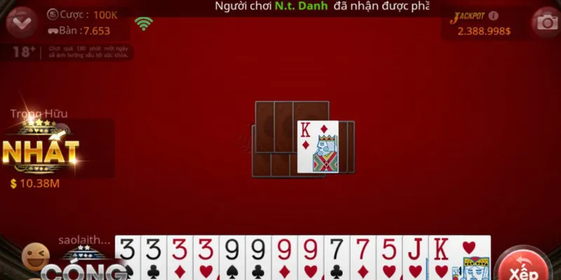 Cách sắp xếp bài đầu ván giúp dễ dàng kiểm soát